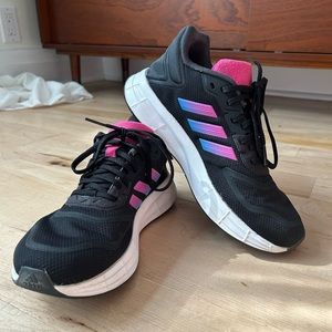 Adidas Black & Pink Duramo Sneaker